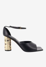 Givenchy 80 Tape Heel Leather Sandals Black BE30BNE1J7001_BLACK_40017459