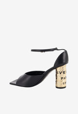 Givenchy 80 Tape Heel Leather Sandals Black BE30BNE1J7001_BLACK_40017459
