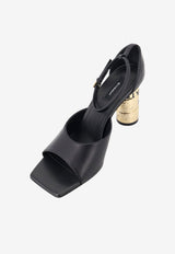 Givenchy 80 Tape Heel Leather Sandals Black BE30BNE1J7001_BLACK_40017459