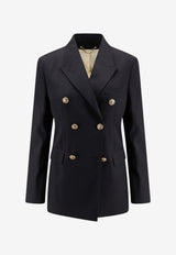 Golden Goose DB Diva Double-Breasted Wool Blazer Black GWP00829P00152190100_BLACK_66335982