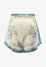 Zimmermann Indra Floral Print Mini Shorts Multicolor 8632ASS262CSCFL_Cream Floral_70224442