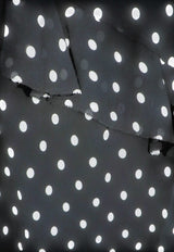Self-Portrait Polka Dots Maxi Dress Black SS26176XBBLACK_BLACK_70224466