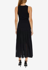 Pleated Maxi Dress