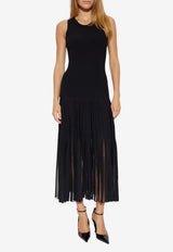 Pleated Maxi Dress