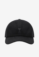 AMI PARIS Ami De Coeur Baseball Cap Black UCP265AW0041/T_AMI-001