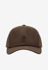 AMI PARIS Ami De Coeur Baseball Cap Brown UCP265AW0041/T_AMI-2221