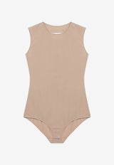 Maison Margiela Stretch Crewneck Bodysuit Beige S29NA0150S20518/T_MARGI-121