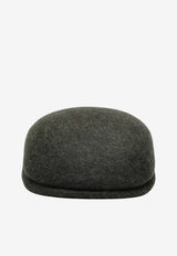 Loro Piana Dave Felt Wool Cap Gray FXM0023WO/T_LORO-51G2