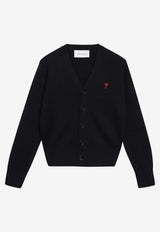 AMI PARIS Ami De Coeur Cardigan Blue FKC374001/S_AMI-414
