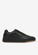 Saint Laurent SL/61 Classic Leather Sneakers Black 81947600N00/T_YSL-1000