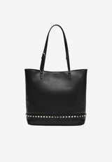 Valentino Medium Rockstud Tote Bag Black 9W2B0T74VSF/T_VALE-0NO