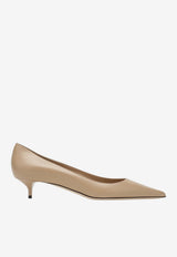 Jimmy Choo Amelia 35 Calf Leather Pumps Beige AMELIACLF/T_JIMCH-121503