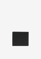 Saint Laurent East/West Grained Leather Wallet Black 396307BTY0N/T_YSL-1000