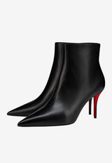 Christian Louboutin Miss Z 80 Calf Leather Ankle Boots Black 3250838LE/T_LOUBO-BK01