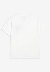 Weekend Max Mara Bora Embroidered T-shirt White WKDBORACO/S_MAXMW-001