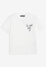 Weekend Max Mara Bora Embroidered T-shirt White WKDBORACO/S_MAXMW-001