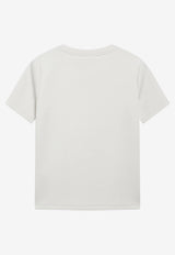 S Max Mara Nancy Embroidered Logo T-shirt Light Beige SMMNANCYCO/S_MAXS-003