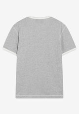 AMI PARIS Logo Appliqué T-shirt Gray UTS371U724/S_AMI-A079
