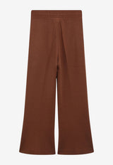 Loro Piana Viera Wide-Leg Pants Brown FRW1126CO/T_LORO-P0B2