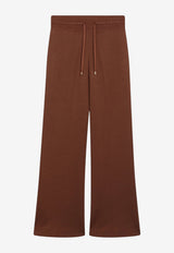 Loro Piana Viera Wide-Leg Pants Brown FRW1126CO/T_LORO-P0B2