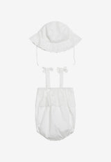 Chloé Kids Babies Romper Set - Set of 2 White C20930CO/S_CHLOE-117