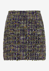Tweed Mini Skirt