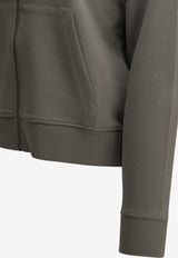 S Max Mara Marea Zip-Up Hooded Sweatshirt Gray 2629926021600SMMMAREA001_c5d416d5-5246-42d6-90d5-9d2ce1eab80c