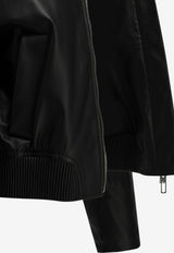 Sportmax Amour Zip-Up Nappa Leather Jacket Black 2622446011600SPXAMOUR002_5afe3f4b-3080-4058-98f3-b5f576f35630