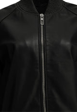 Sportmax Amour Zip-Up Nappa Leather Jacket Black 2622446011600SPXAMOUR002_5afe3f4b-3080-4058-98f3-b5f576f35630