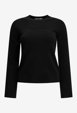 Max Mara Manto Long-Sleeved T-shirt Black 2621366082600MXMMANTO003_1bae5f79-f99f-4aaf-b840-a2a15e601a52