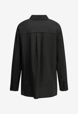 S Max Mara Opera Long-Sleeved Casual Shirt Gray 2629196061600SMMOPERA016_04be3768-7a7d-4802-b0a2-e2172ea9240b