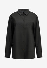 S Max Mara Opera Long-Sleeved Casual Shirt Gray 2629196061600SMMOPERA016_04be3768-7a7d-4802-b0a2-e2172ea9240b