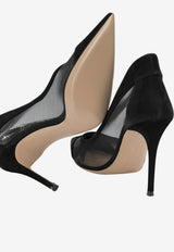 Gianvito Rossi Xarryry 90 Mesh Pumps Black G2237195RICXARNENE_5b019ace-ff0f-4442-b818-82b08152178c
