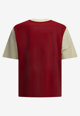 AMI PARIS Logo Print Crewneck T-shirt Red UTS418.JE0272A202_38eaf714-34af-49a9-a525-73f1e66f3edc