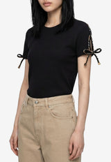 Burberry Taisie EKD Embroidered T-shirt Black 8125951--A1189