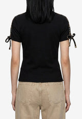 Burberry Taisie EKD Embroidered T-shirt Black 8125951--A1189