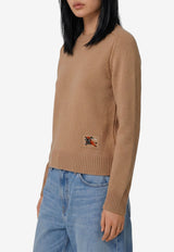 Burberry Janelle Sweater in Wool and Cashmere Beige 8127144--A1420