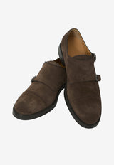 Tod's Suede Leather Monkstrap Shoes Brown XXM75L0DK10-RE0-S800