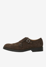 Tod's Suede Leather Monkstrap Shoes Brown XXM75L0DK10-RE0-S800
