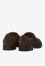 Tod's Suede Leather Monkstrap Shoes Brown XXM75L0DK10-RE0-S800