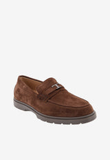 Tod's T Timeless Suede Loafers Brown XXM59K0KR10RE0S611_Brown_70014386