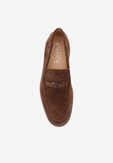 Tod's T Timeless Suede Loafers Brown XXM59K0KR10RE0S611_Brown_70014386