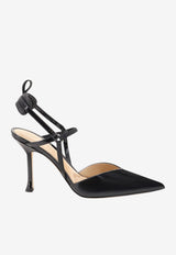 Fendi Very Colibrì 95 Patent Leather Slingback Pumps Black 8J9096NEHF0QA1_Black_70026621