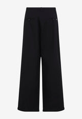 Wide-Leg Chino Pants