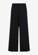 Wide-Leg Chino Pants