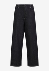 Minard Curved-Leg Jeans