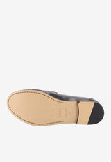 Fendi Scrunch Leather Loafers Black 8D910469FF0QA1_Black_70026653