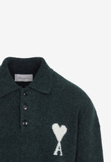 Ami De Coeur Alpaca Blend Polo Sweater
