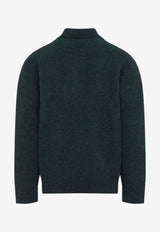 Ami De Coeur Alpaca Blend Polo Sweater