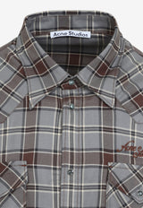 Plaid Check Long-Sleeved Shirt